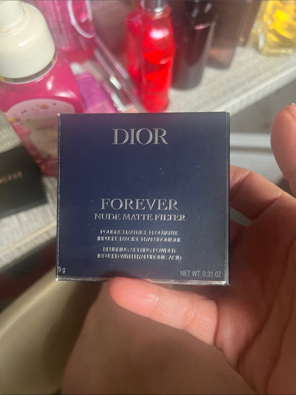 Dior Forever Nude Matte Filter Blurring Setting Powder – Deep Navy Packaging